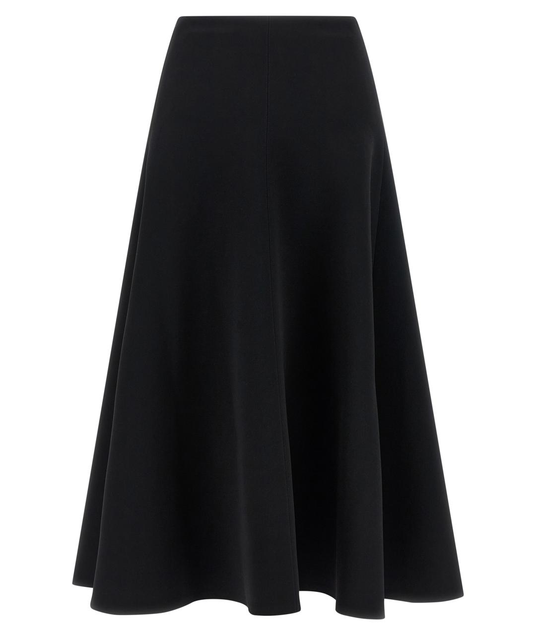 JACQUEMUS Черная полиэстеровая юбка миди, фото 2