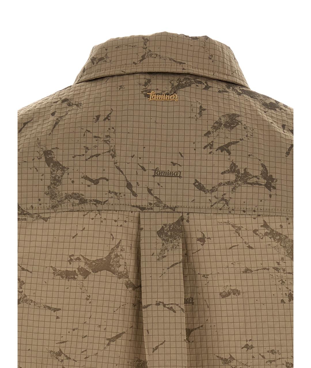 LAMINAR Бежевая полиамидовая куртка, фото 5