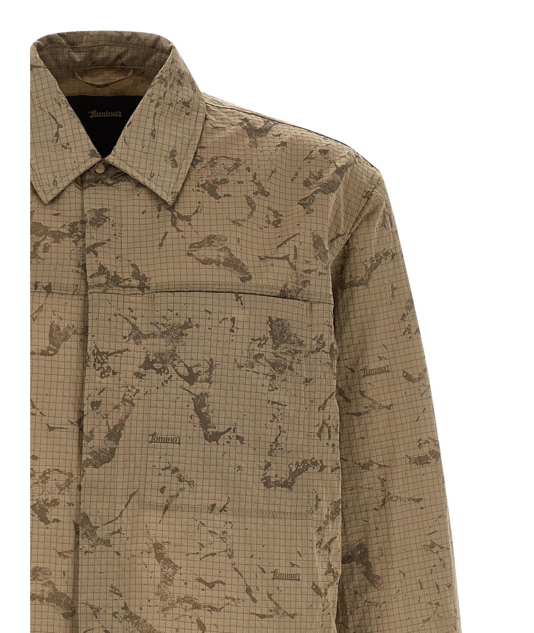 LAMINAR Бежевая полиамидовая куртка, фото 3