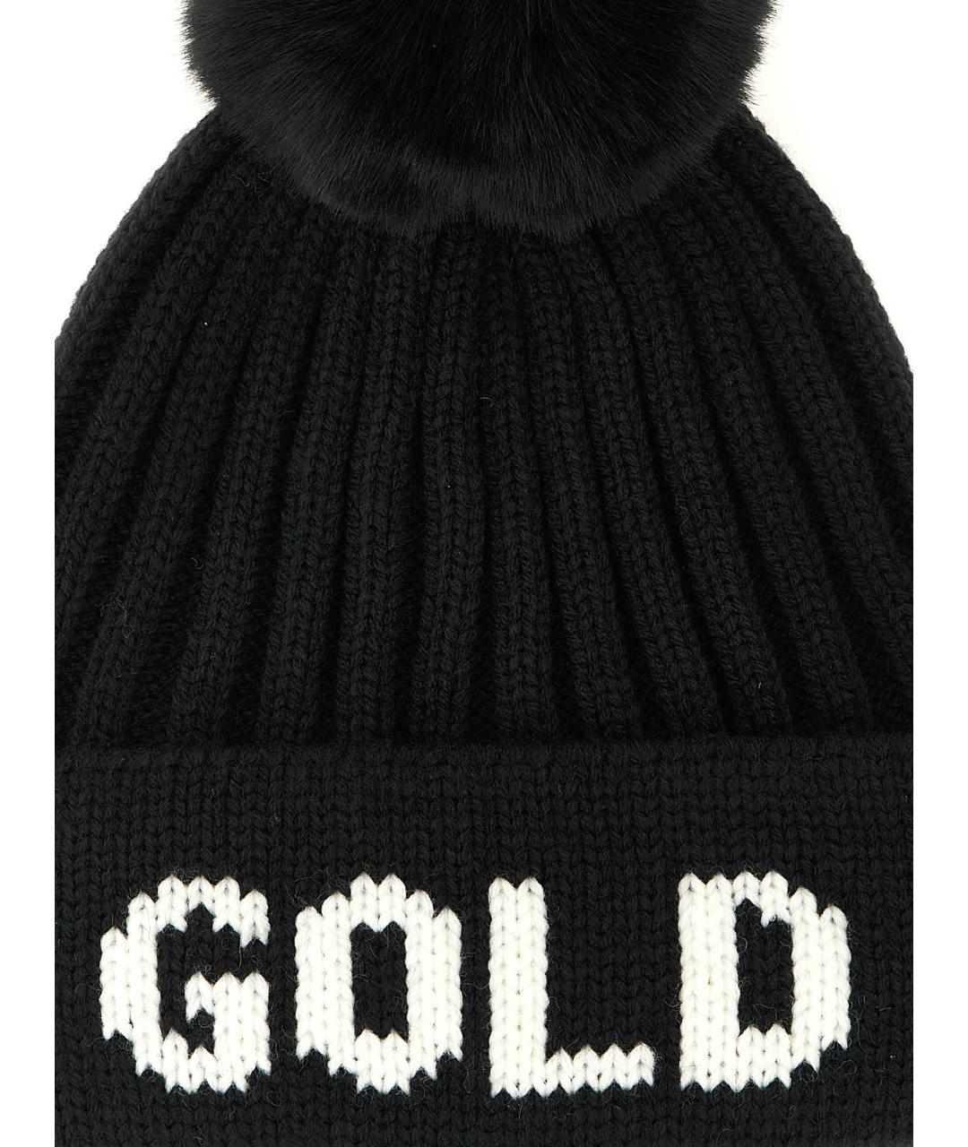 Goldbergh Черная синтетическая шапка, фото 3