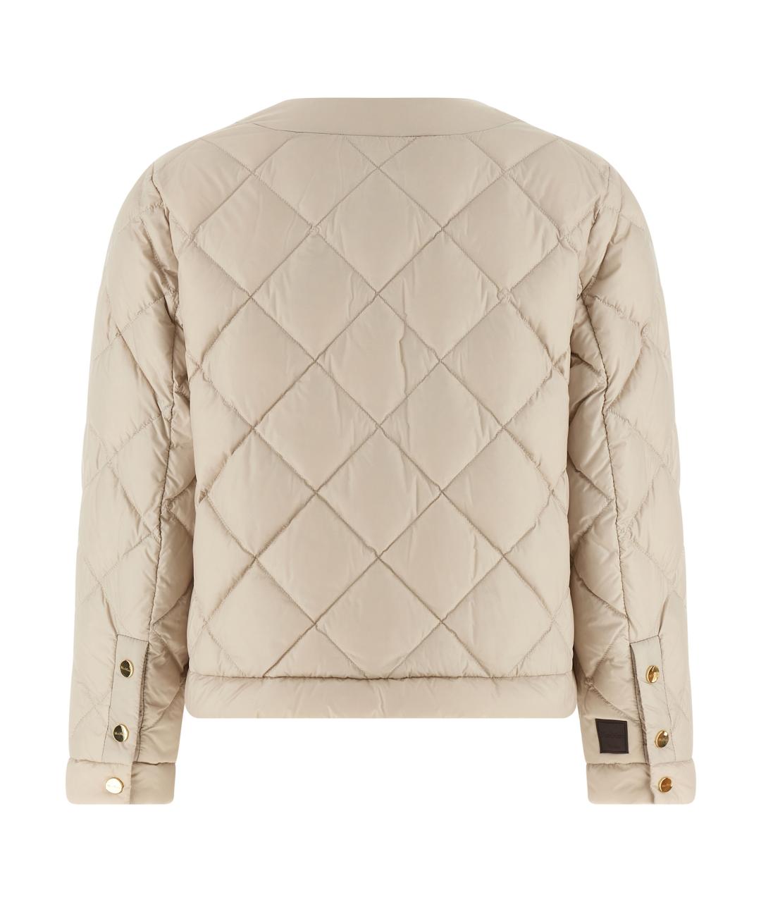 MAX MARA Бежевая полиамидовая куртка, фото 2