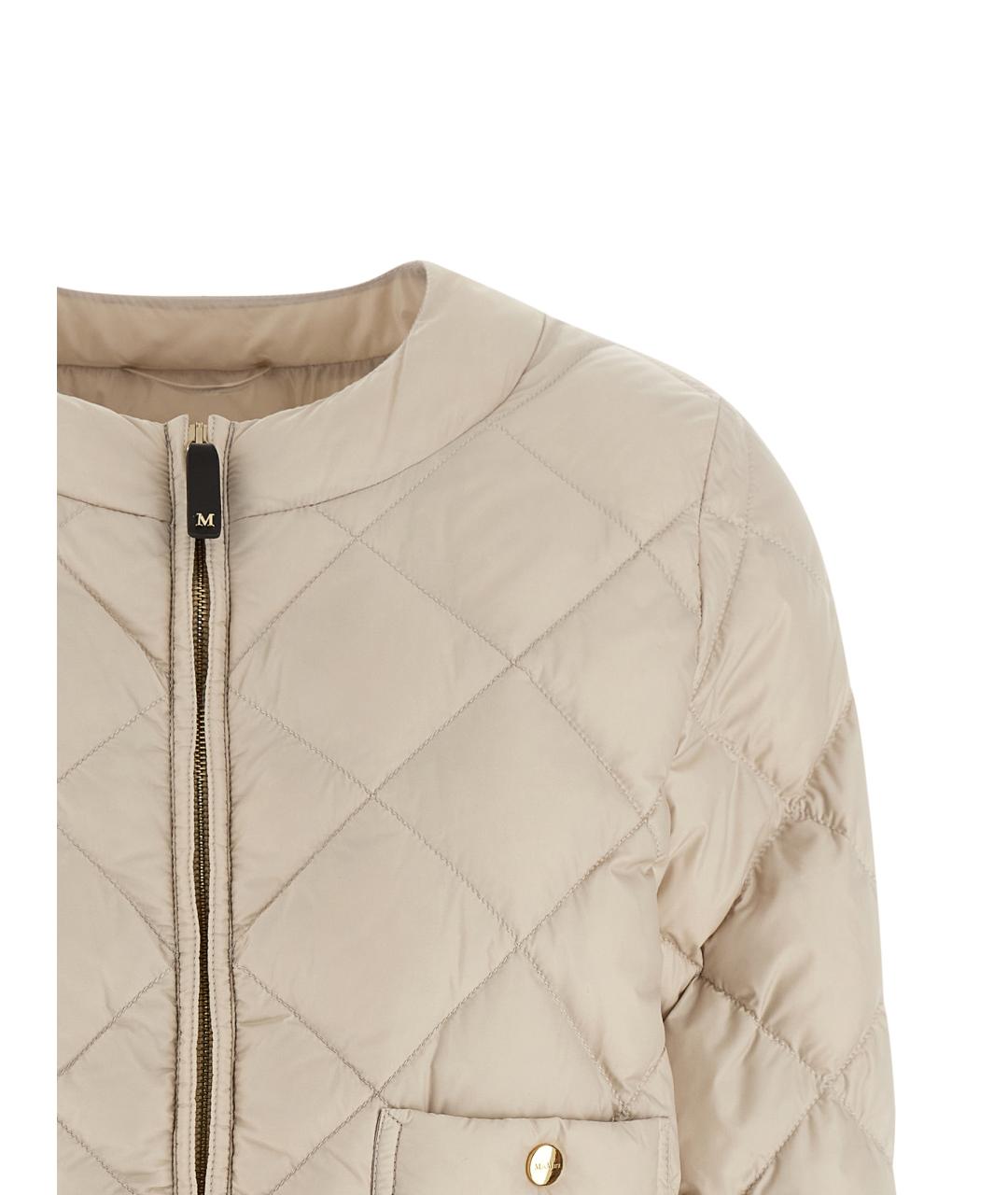 MAX MARA Бежевая полиамидовая куртка, фото 3