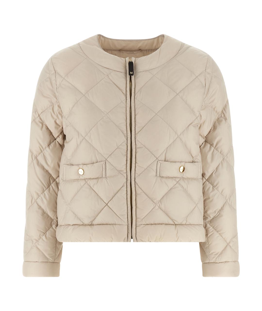 MAX MARA Бежевая полиамидовая куртка, фото 1