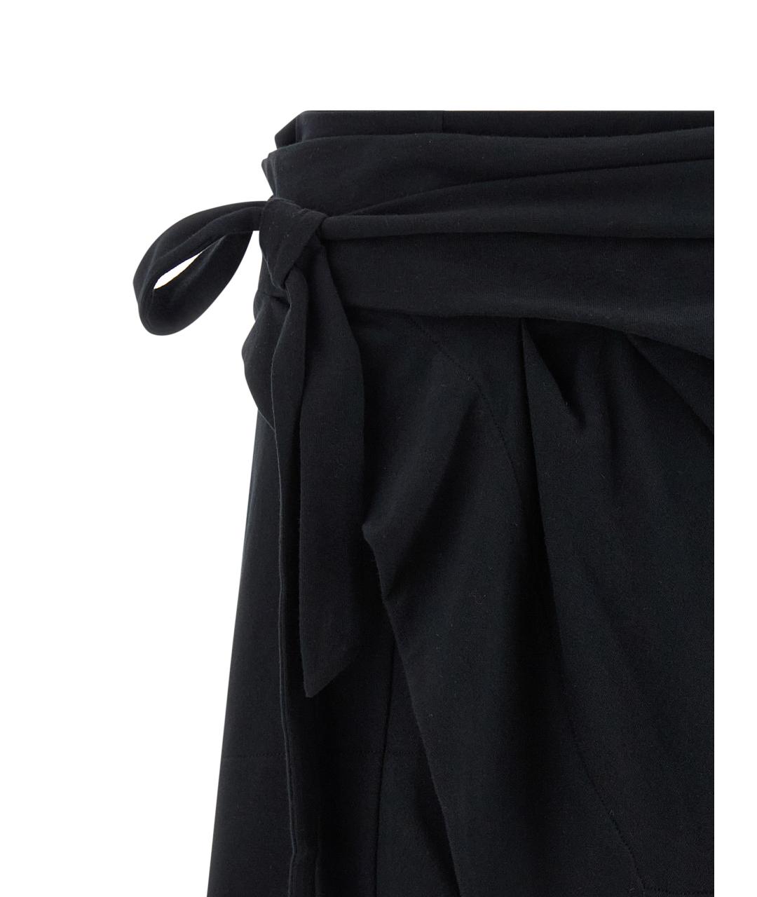 ISABEL MARANT Черная хлопковая юбка мини, фото 3