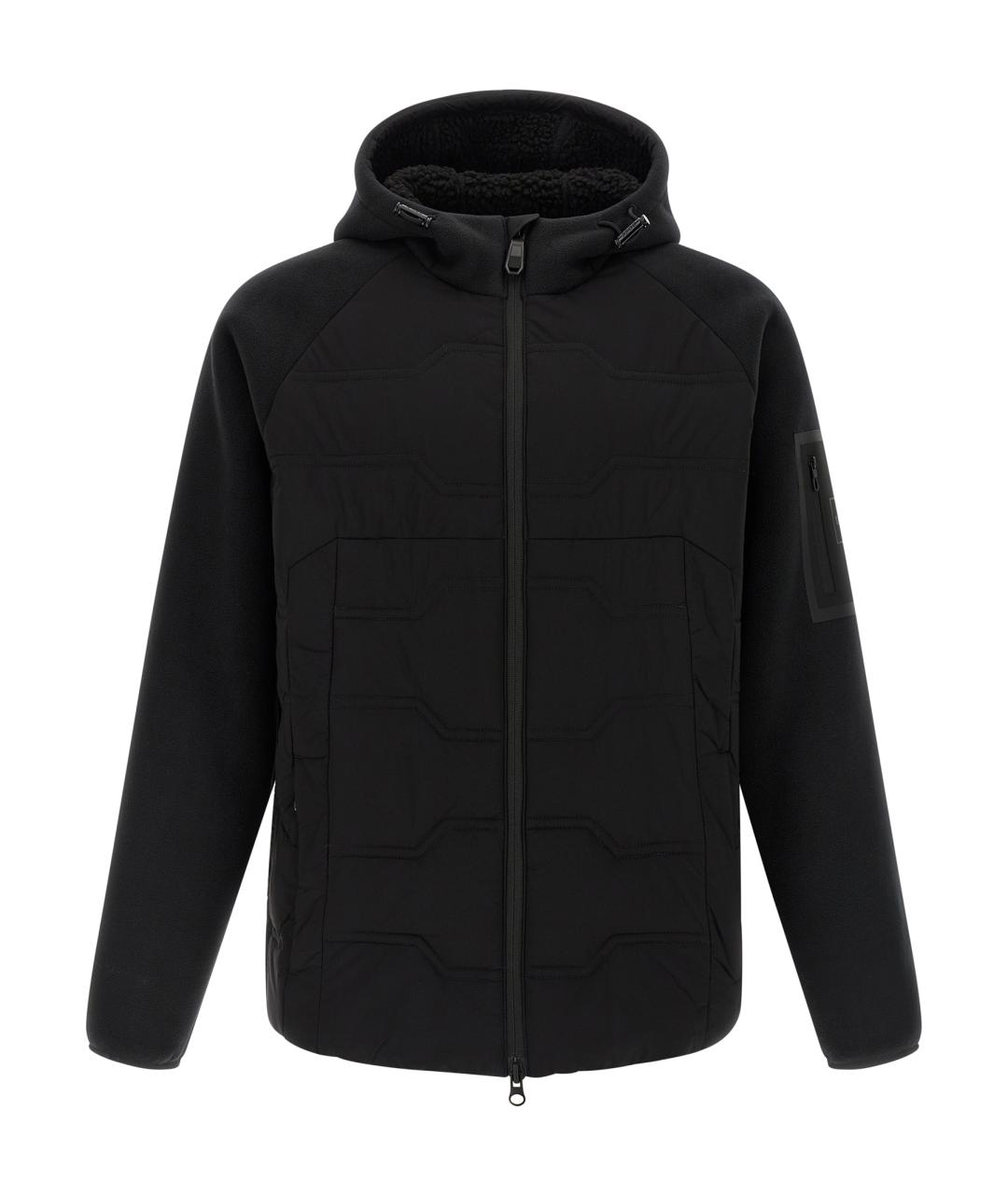 HUGO BOSS Черная полиэстеровая куртка, фото 1