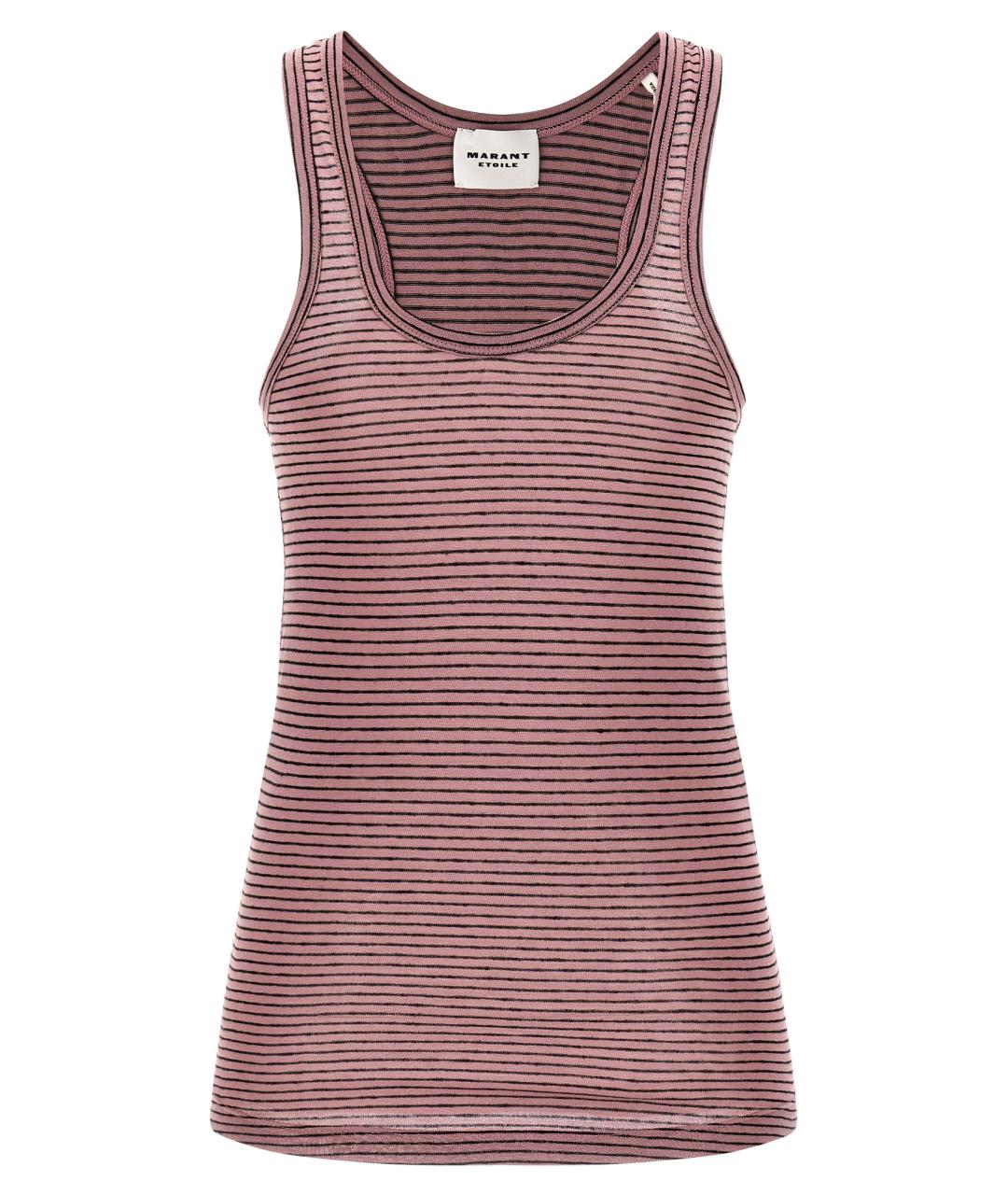 ISABEL MARANT ETOILE Розовая хлопковая майка, фото 1