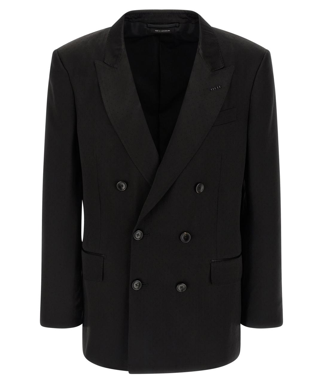 TOM FORD Черный вискозный пиджак, фото 1