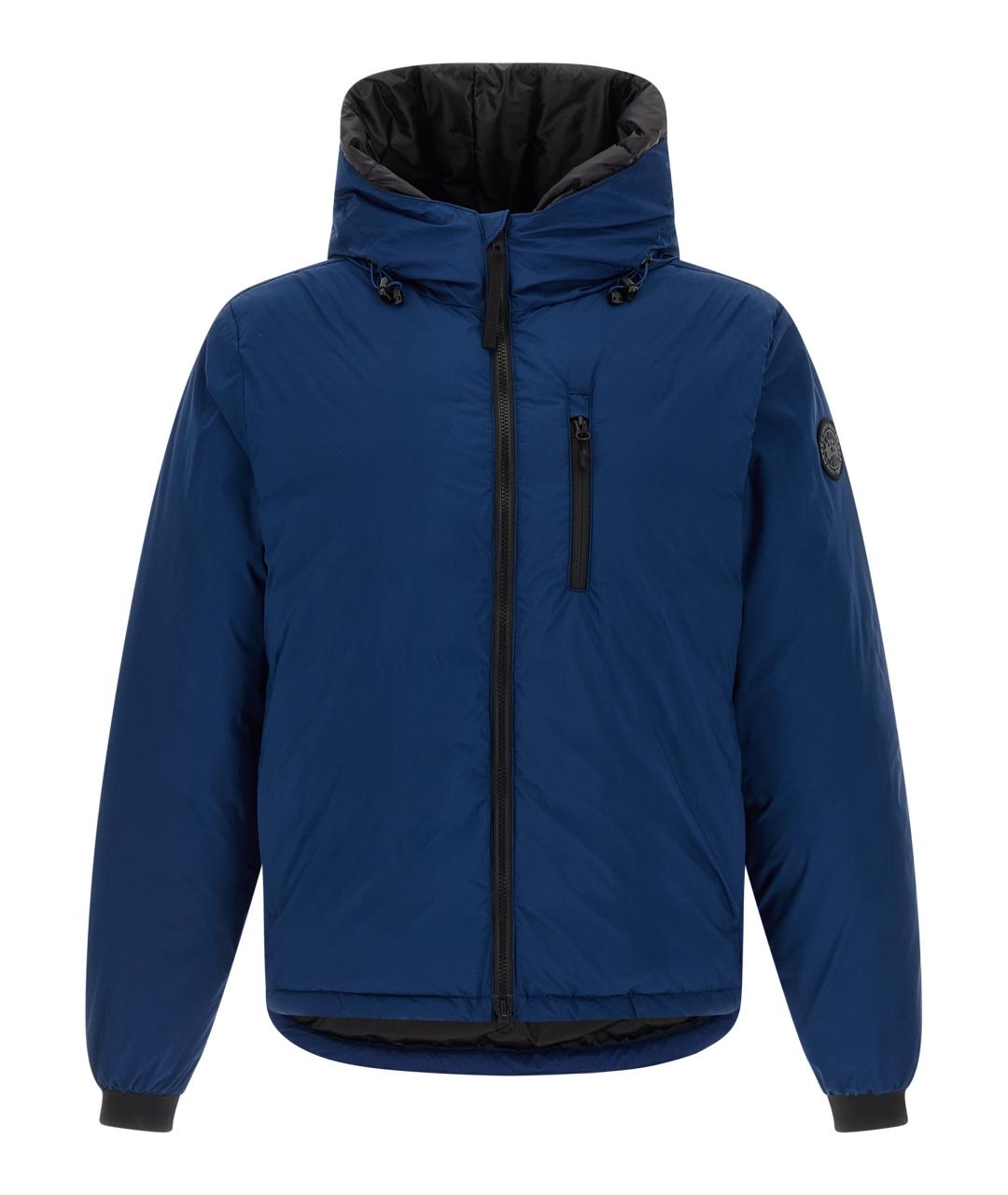 CANADA GOOSE Синий полиэстеровый пуховик, фото 1