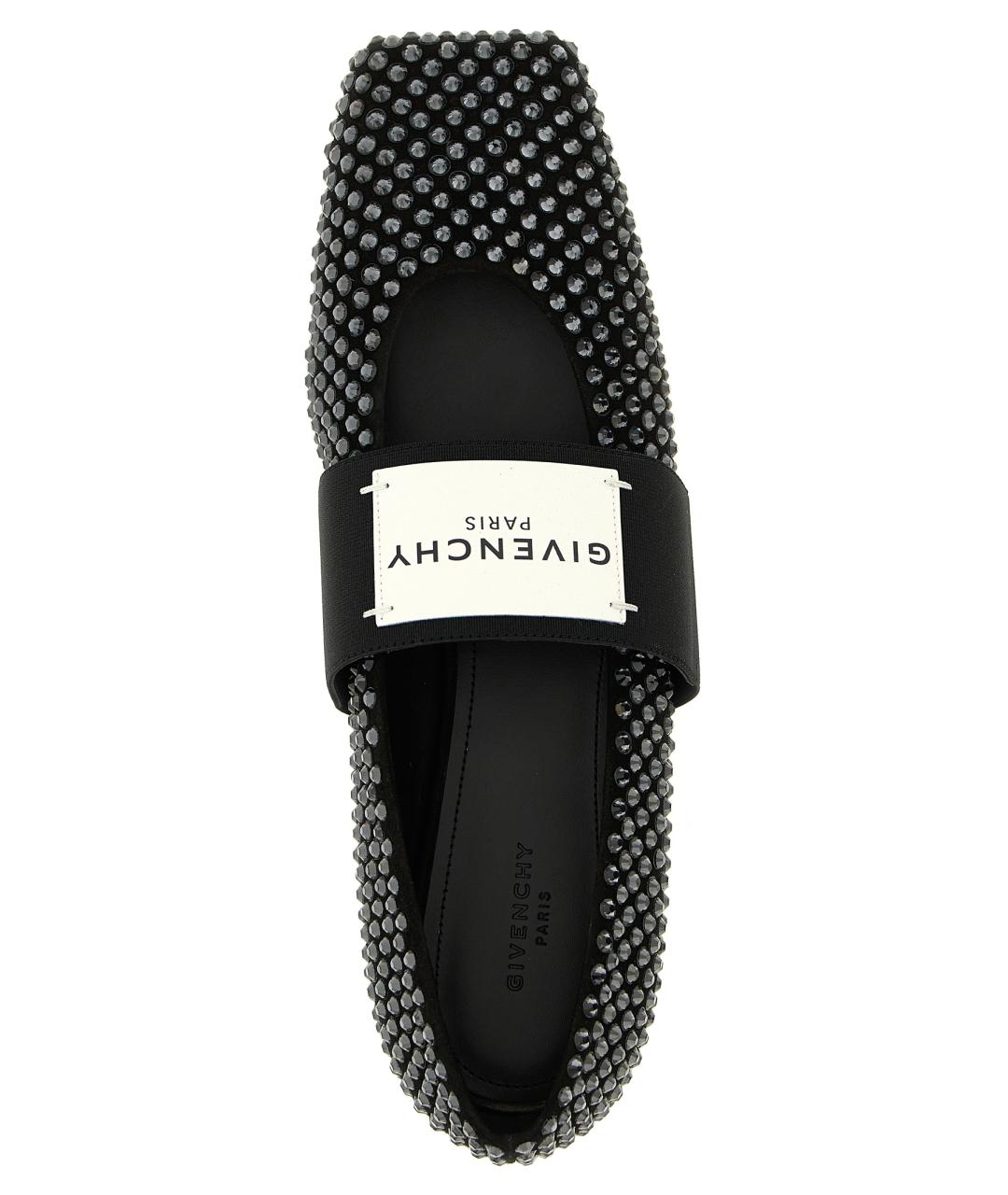 GIVENCHY Черные кожаные балетки, фото 4