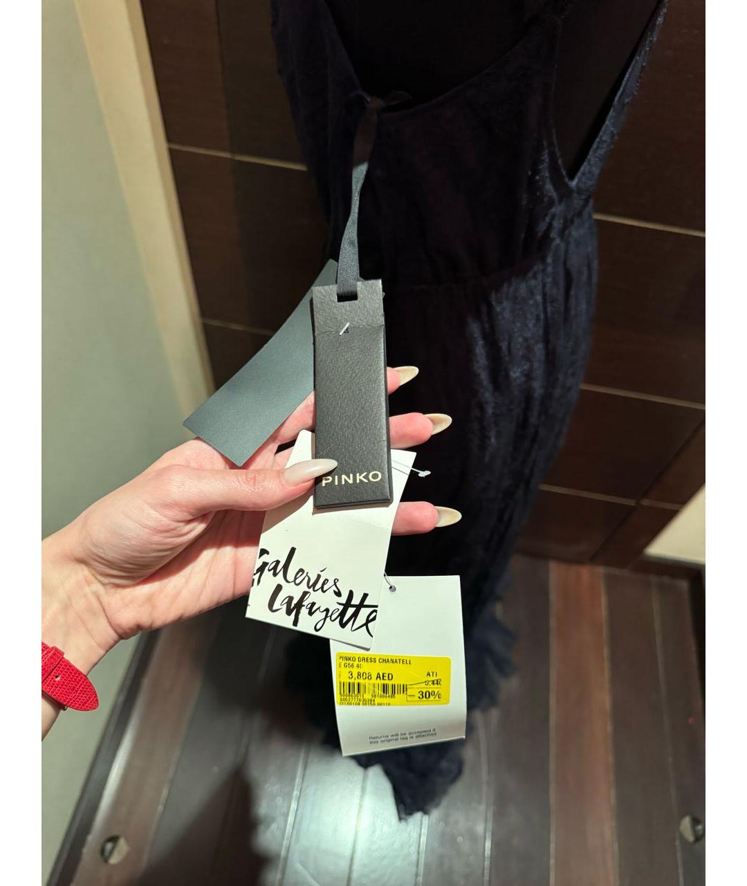 PINKO Черное вечернее платье, фото 6