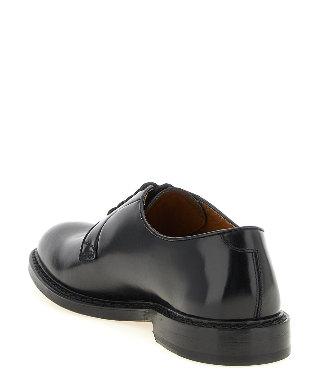 DOUCAL'S Черные кожаные туфли, фото 3