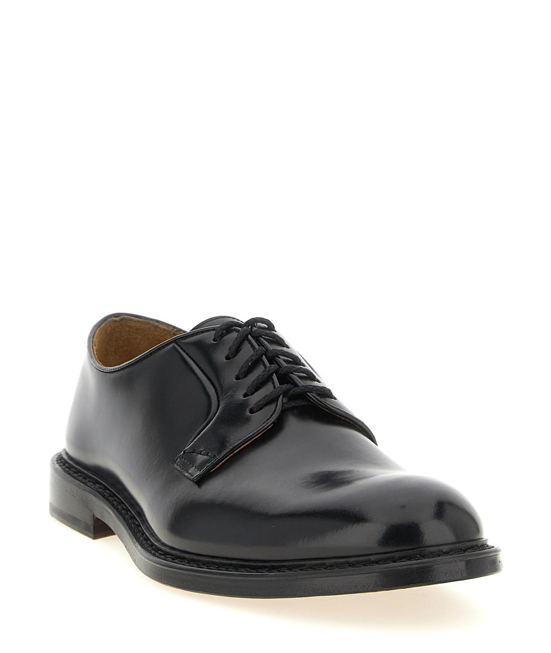 DOUCAL'S Черные кожаные туфли, фото 2