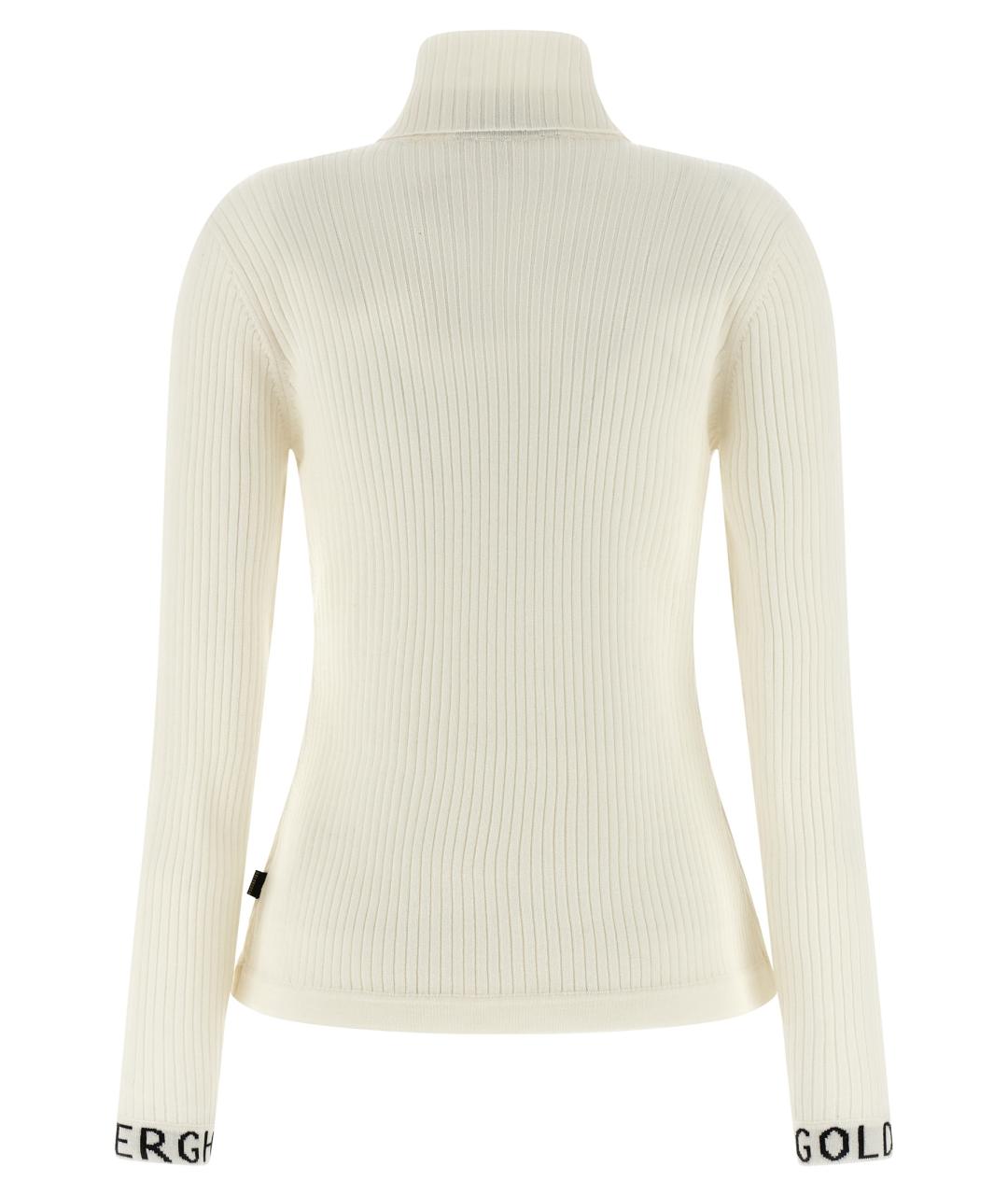 Goldbergh Белая шерстяная водолазка, фото 2