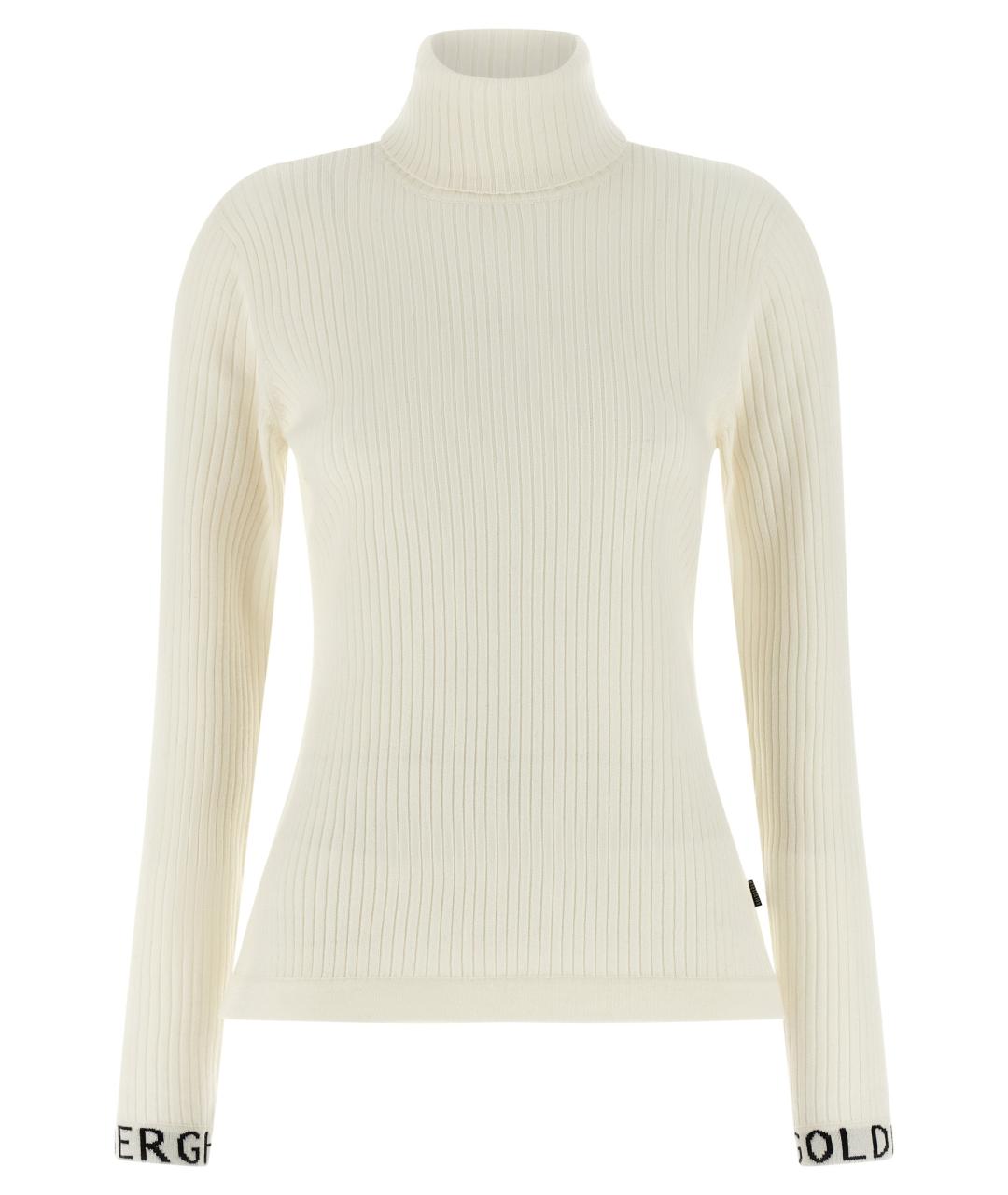 Goldbergh Белая шерстяная водолазка, фото 1