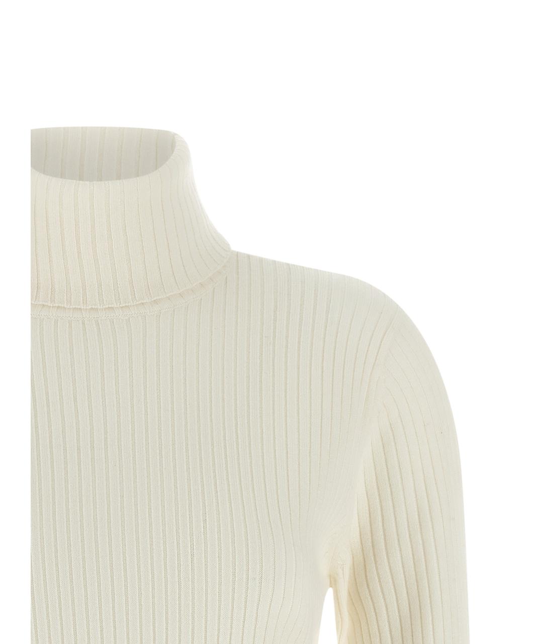 Goldbergh Белая шерстяная водолазка, фото 3