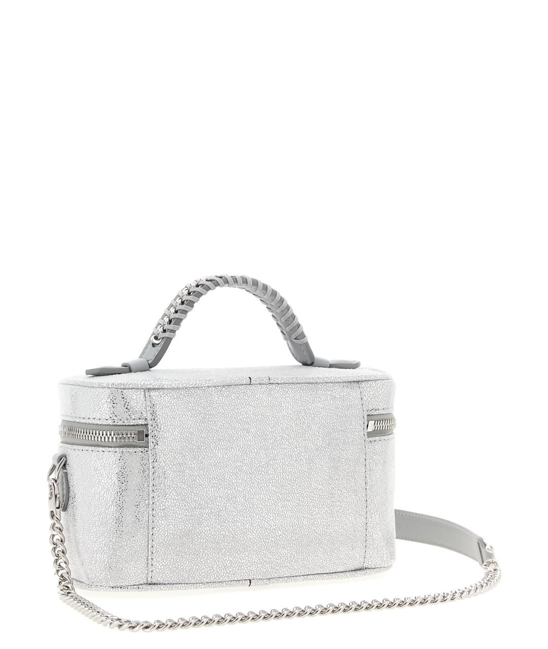 STELLA MCCARTNEY Серебряная сумка через плечо из искусственной кожи, фото 2