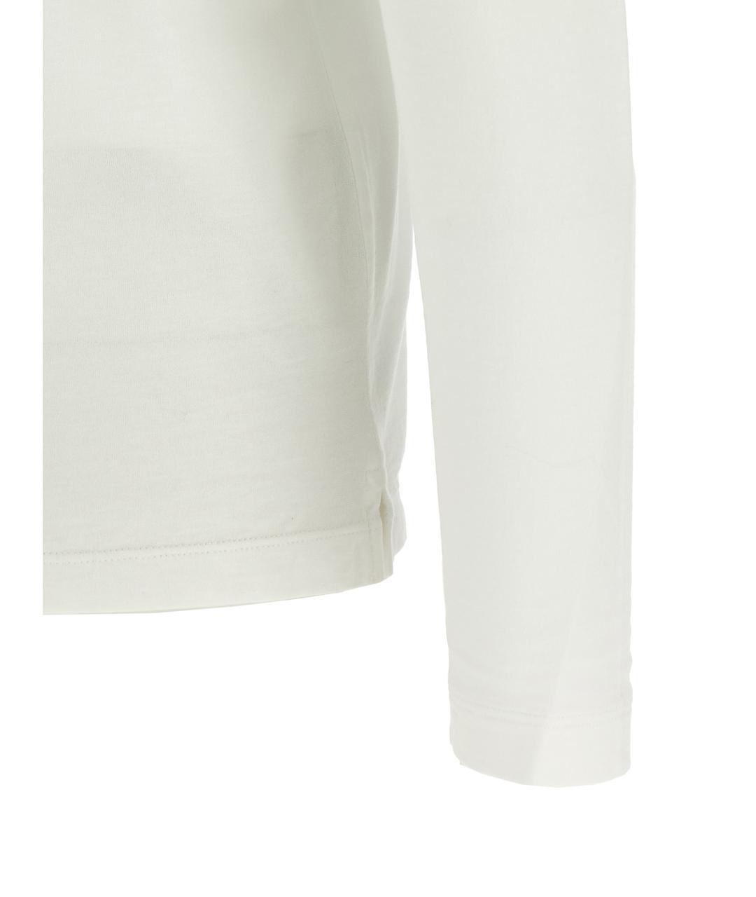 ZANONE Белая хлопковая футболка, фото 4