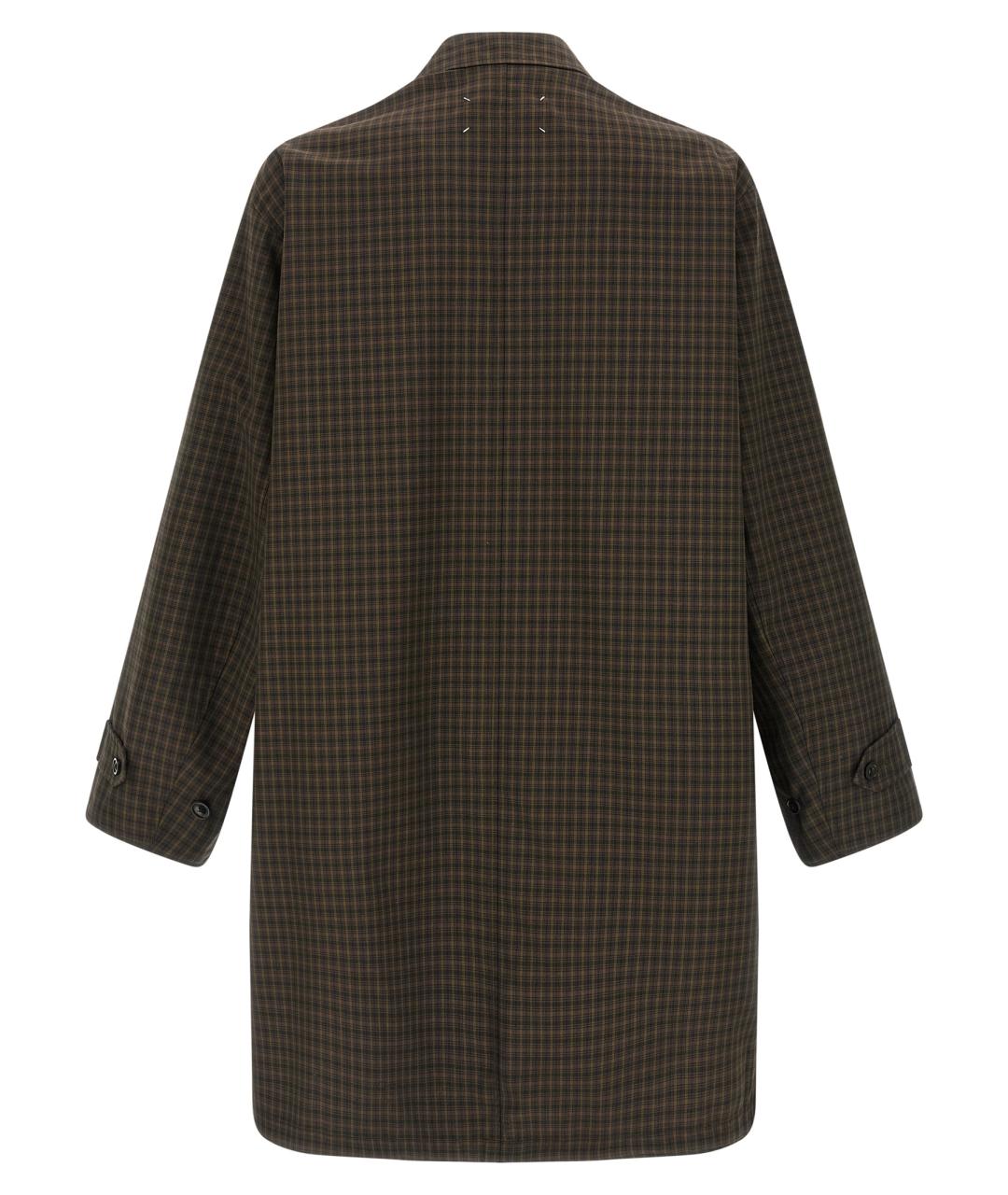 MAISON MARGIELA Мульти полиэстеровый тренч / плащ, фото 3