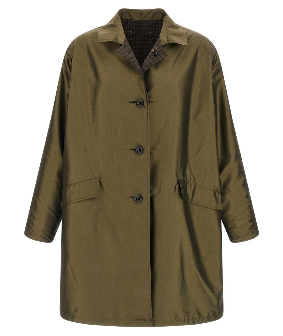 MAISON MARGIELA Мульти полиэстеровый тренч / плащ, фото 2