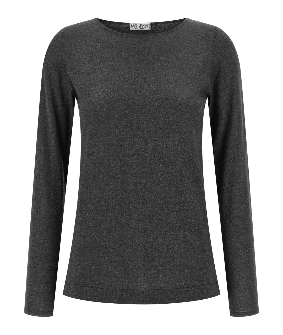 BRUNELLO CUCINELLI Серый кашемировый кардиган, фото 1