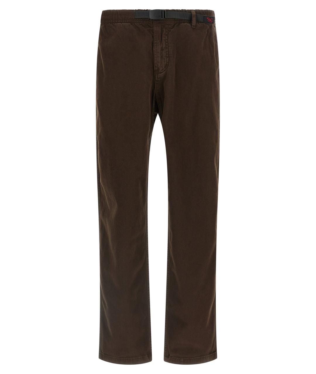GRAMICCI Коричневые хлопковые повседневные брюки, фото 1