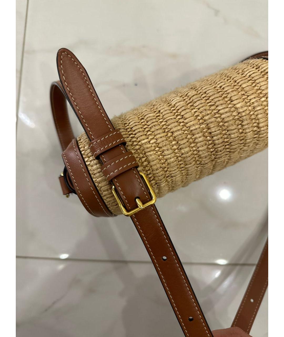 CELINE Коричневая сумка через плечо, фото 6