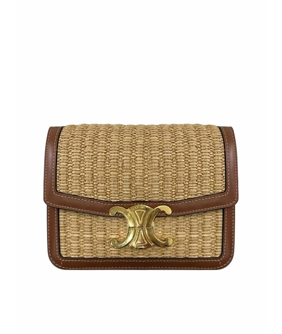 CELINE Коричневая сумка через плечо, фото 1