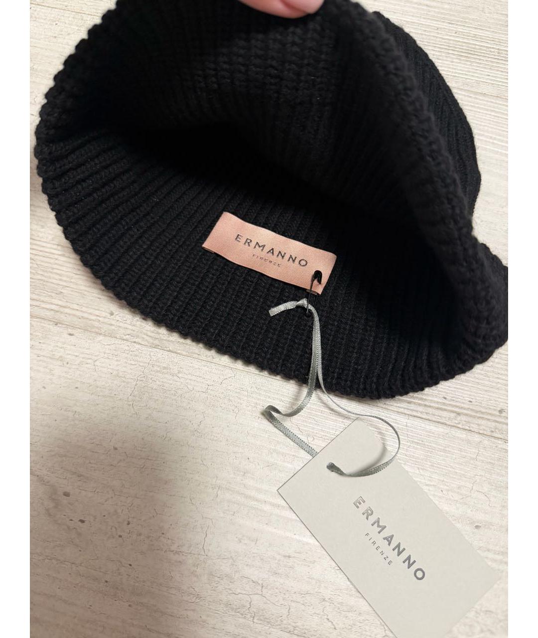 ERMANNO FIRENZE Черная шапка, фото 6