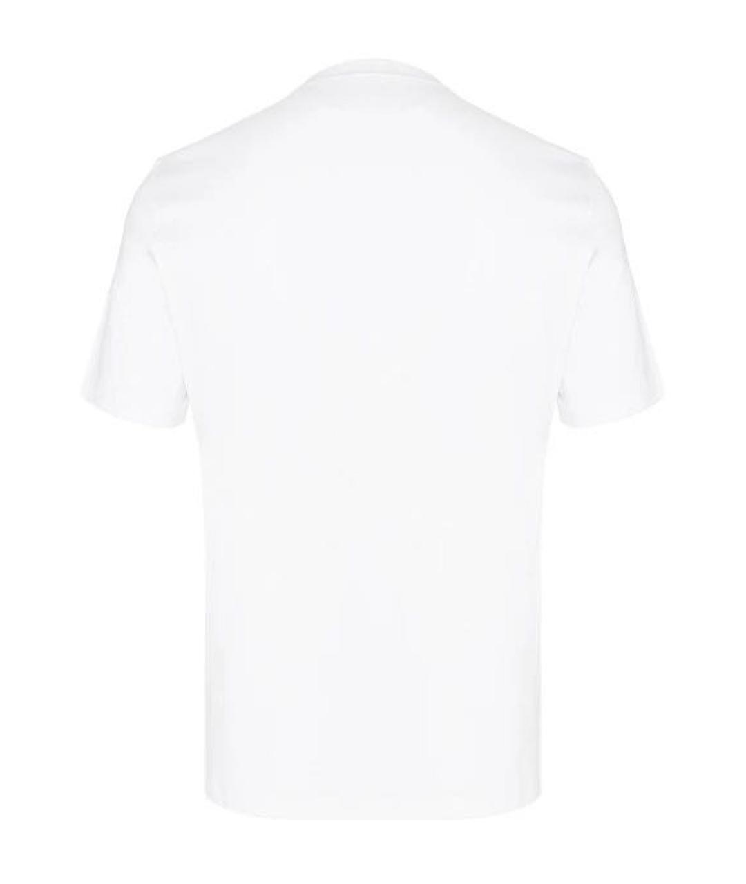 BRUNELLO CUCINELLI Белая хлопковая футболка, фото 2