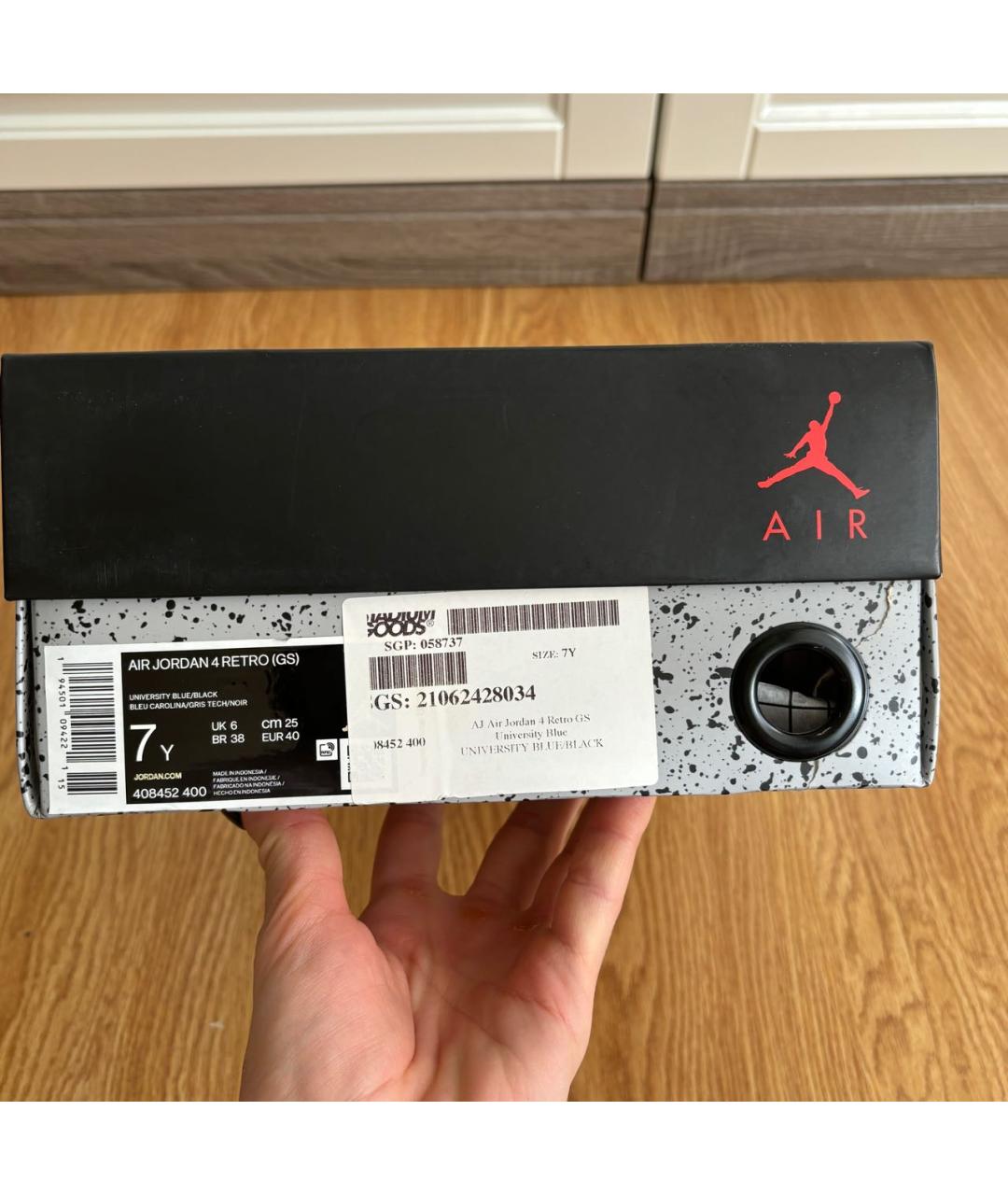 NIKE Голубые замшевые кроссовки, фото 8