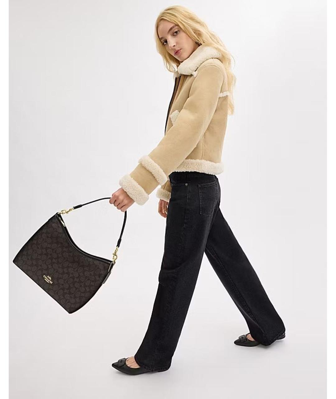 COACH Кожаная сумка тоут, фото 7