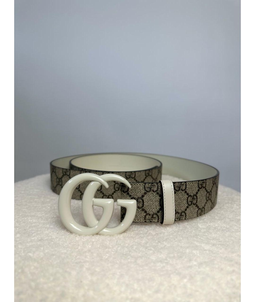 GUCCI Коричневый кожаный ремень, фото 4