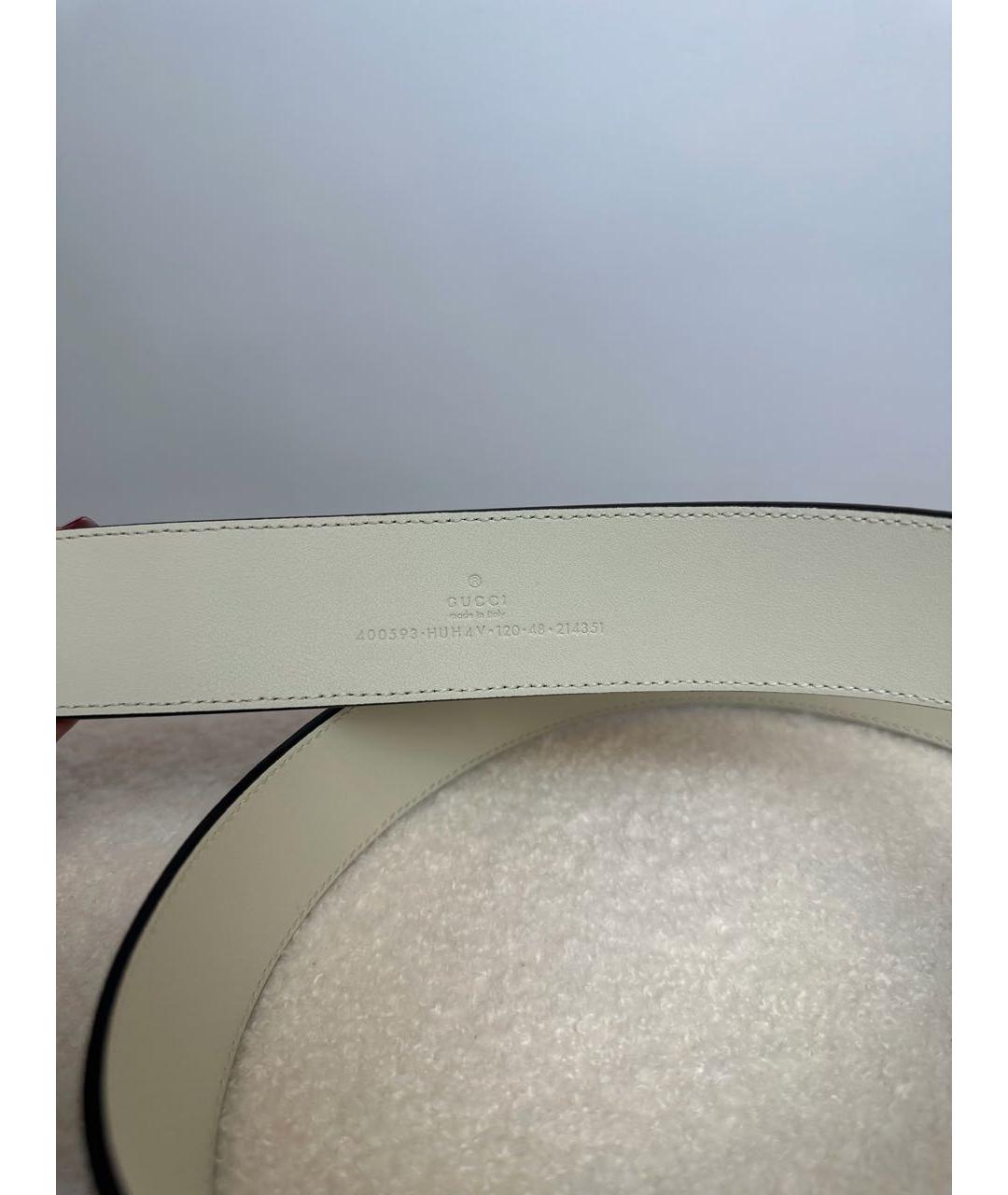 GUCCI Коричневый кожаный ремень, фото 5