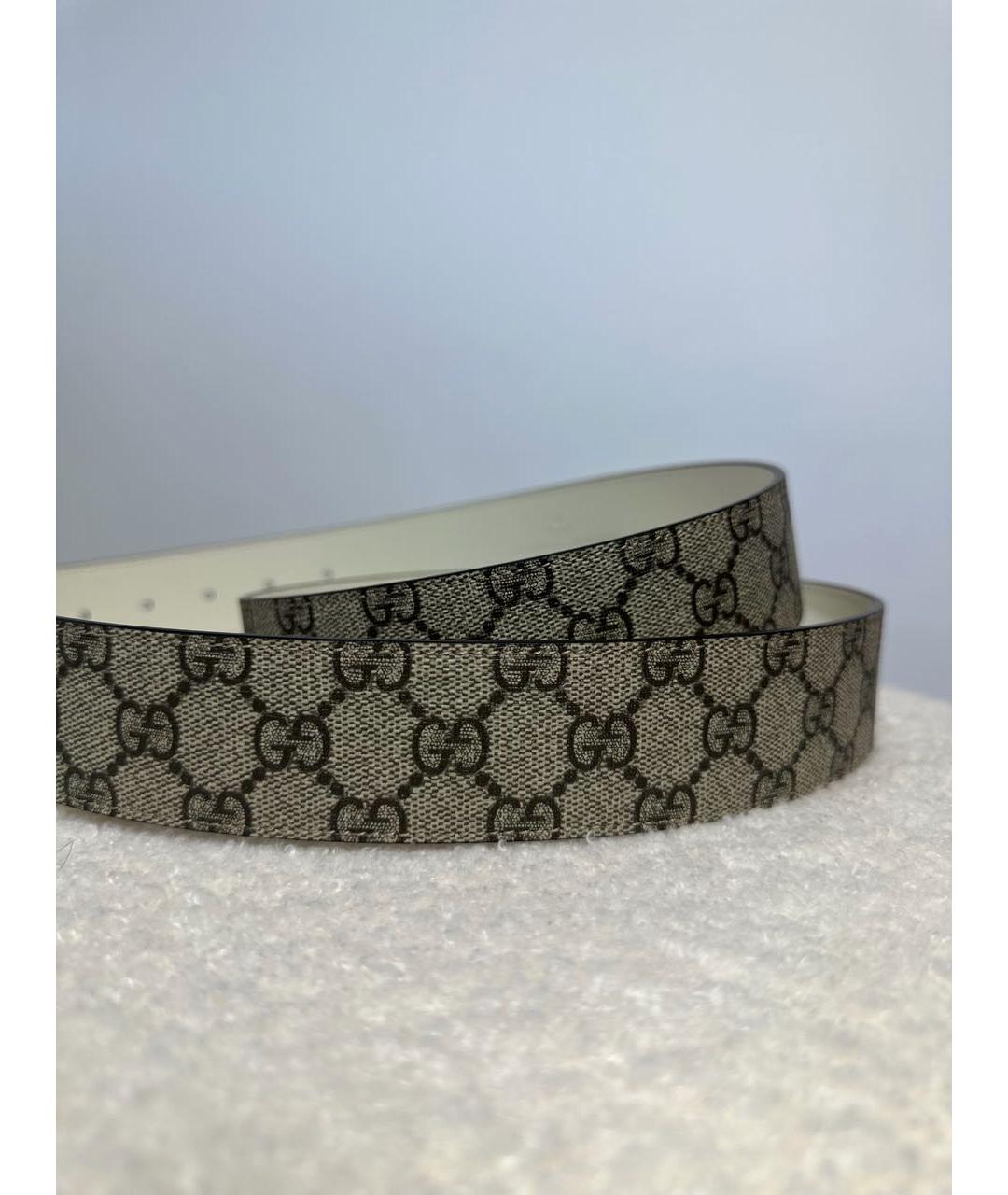 GUCCI Коричневый кожаный ремень, фото 6