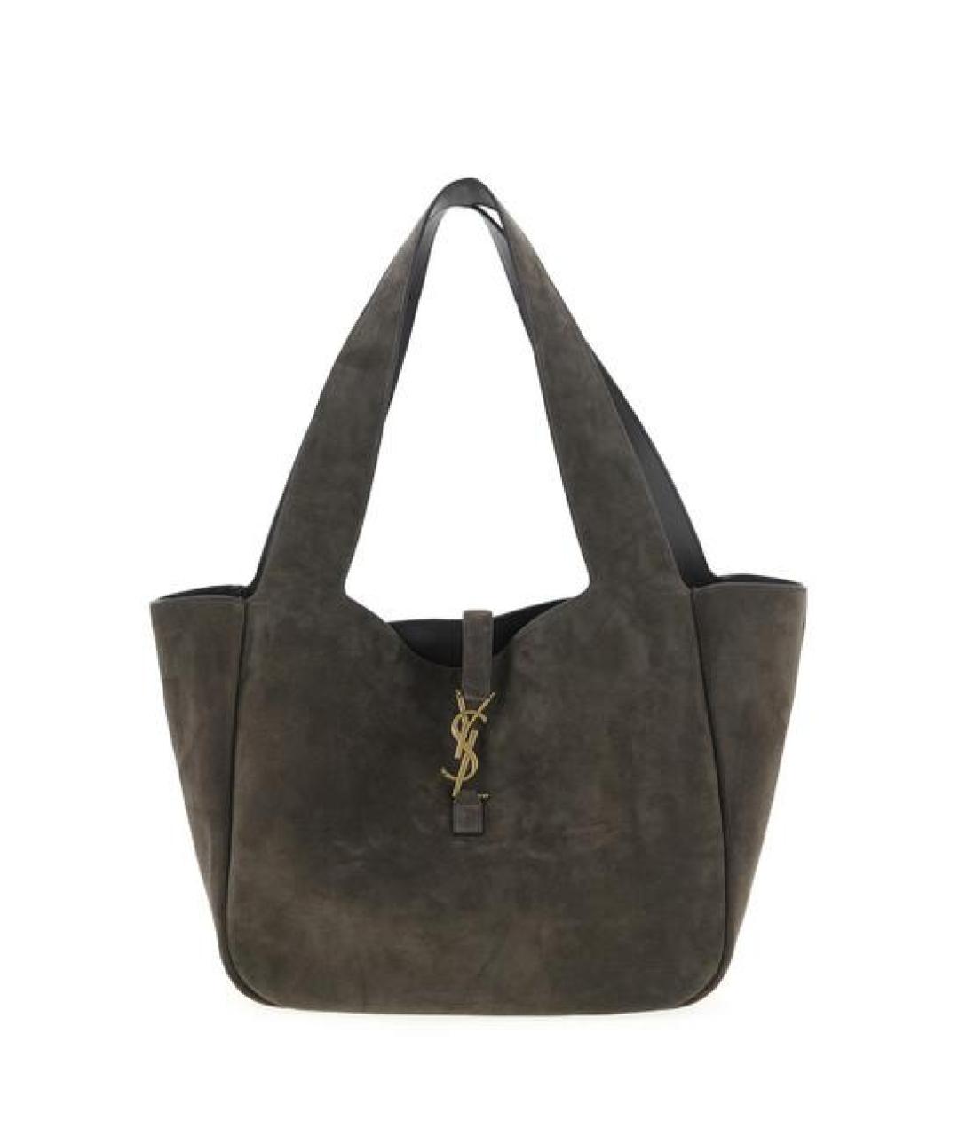 SAINT LAURENT Мульти замшевая сумка тоут, фото 1