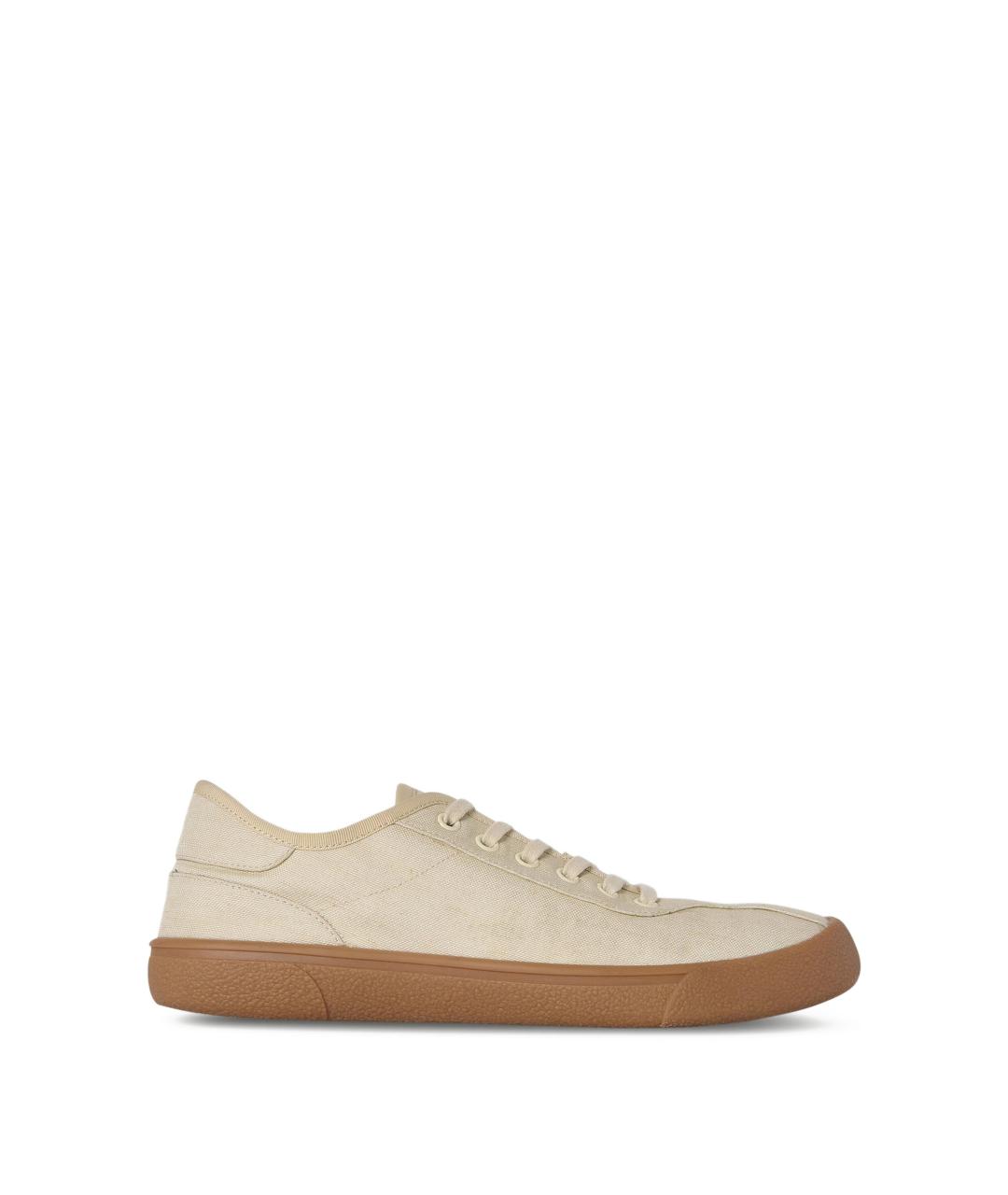 THE ROW Бежевые текстильные кеды, фото 1