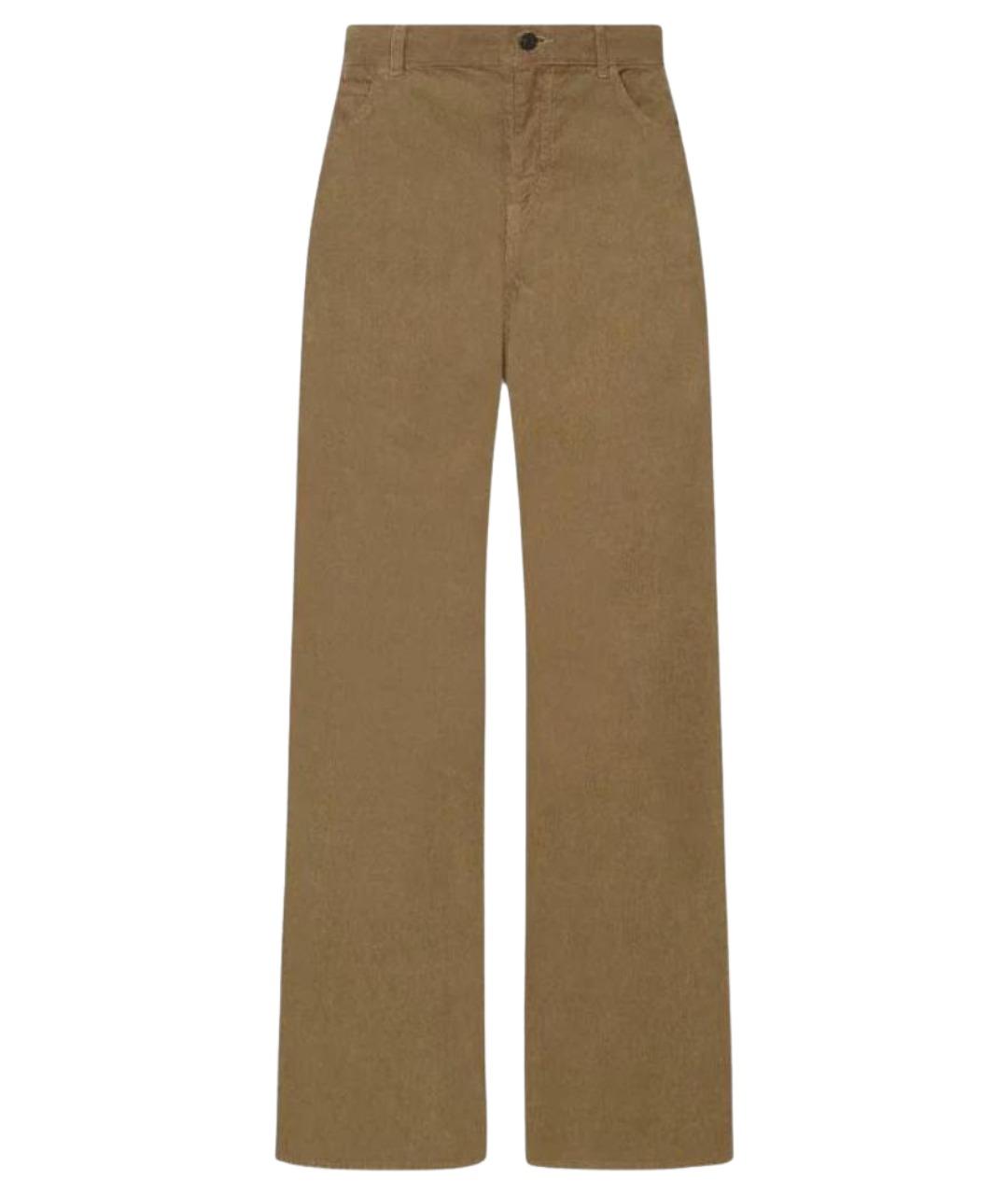 THE ROW Коричневые хлопковые прямые джинсы, фото 1