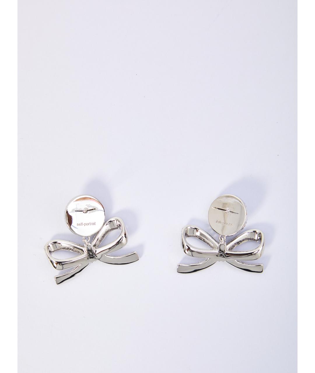 SELF-PORTRAIT Серебряные металлические серьги, фото 2