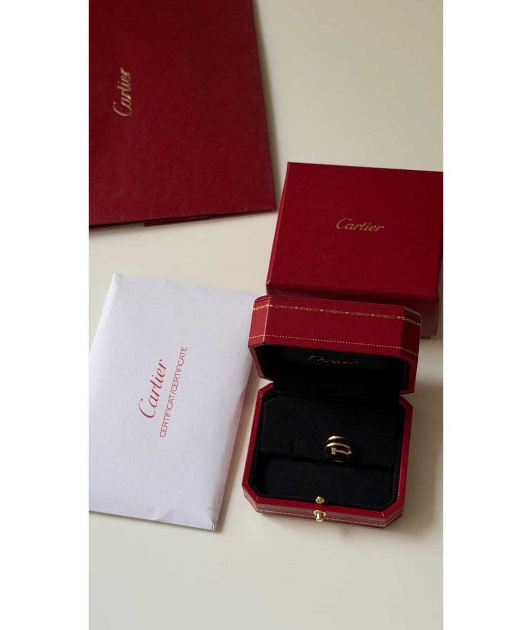 CARTIER Золотые серьги из желтого золота, фото 3