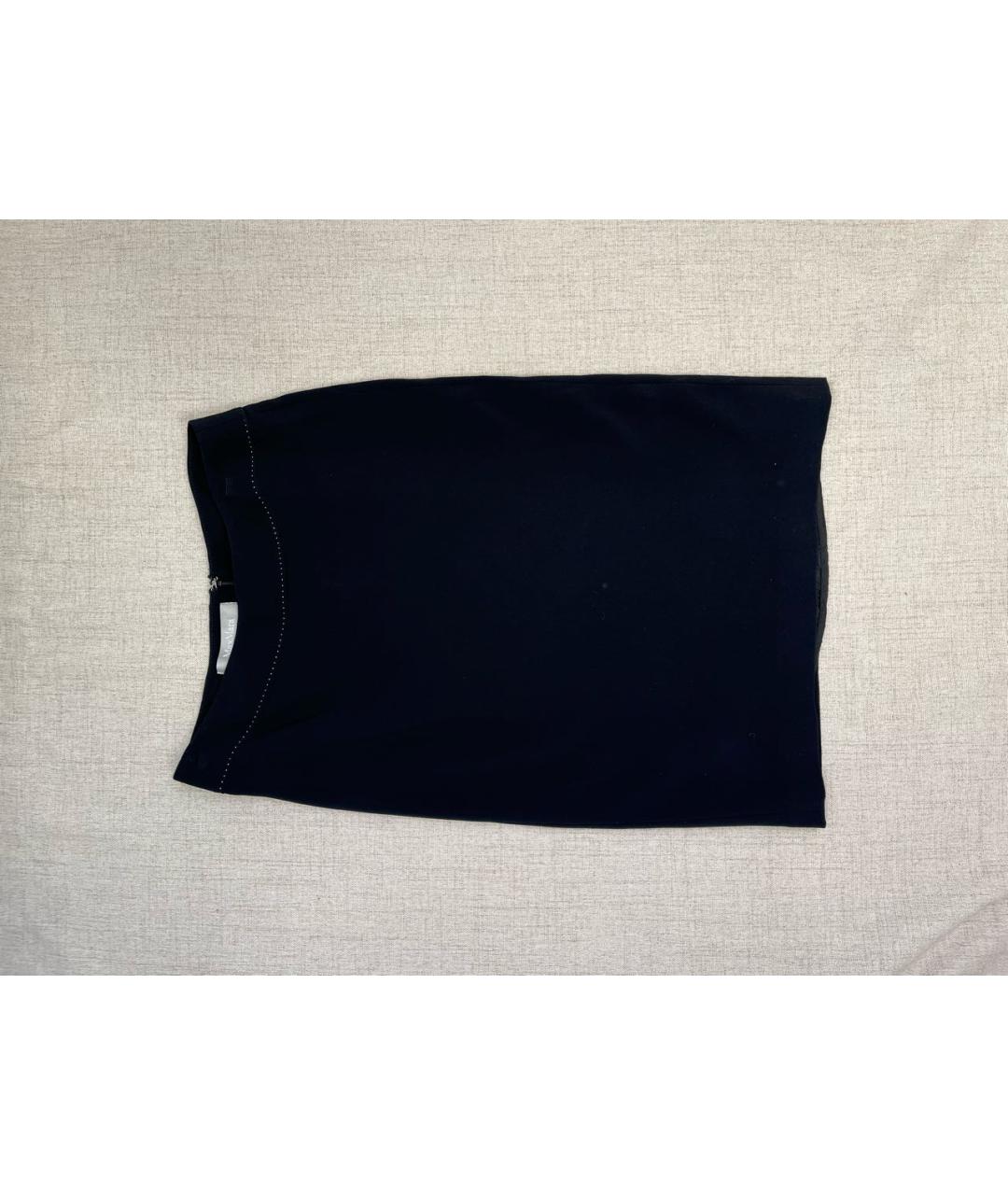 MAX MARA Черный вискозный костюм с юбками, фото 5