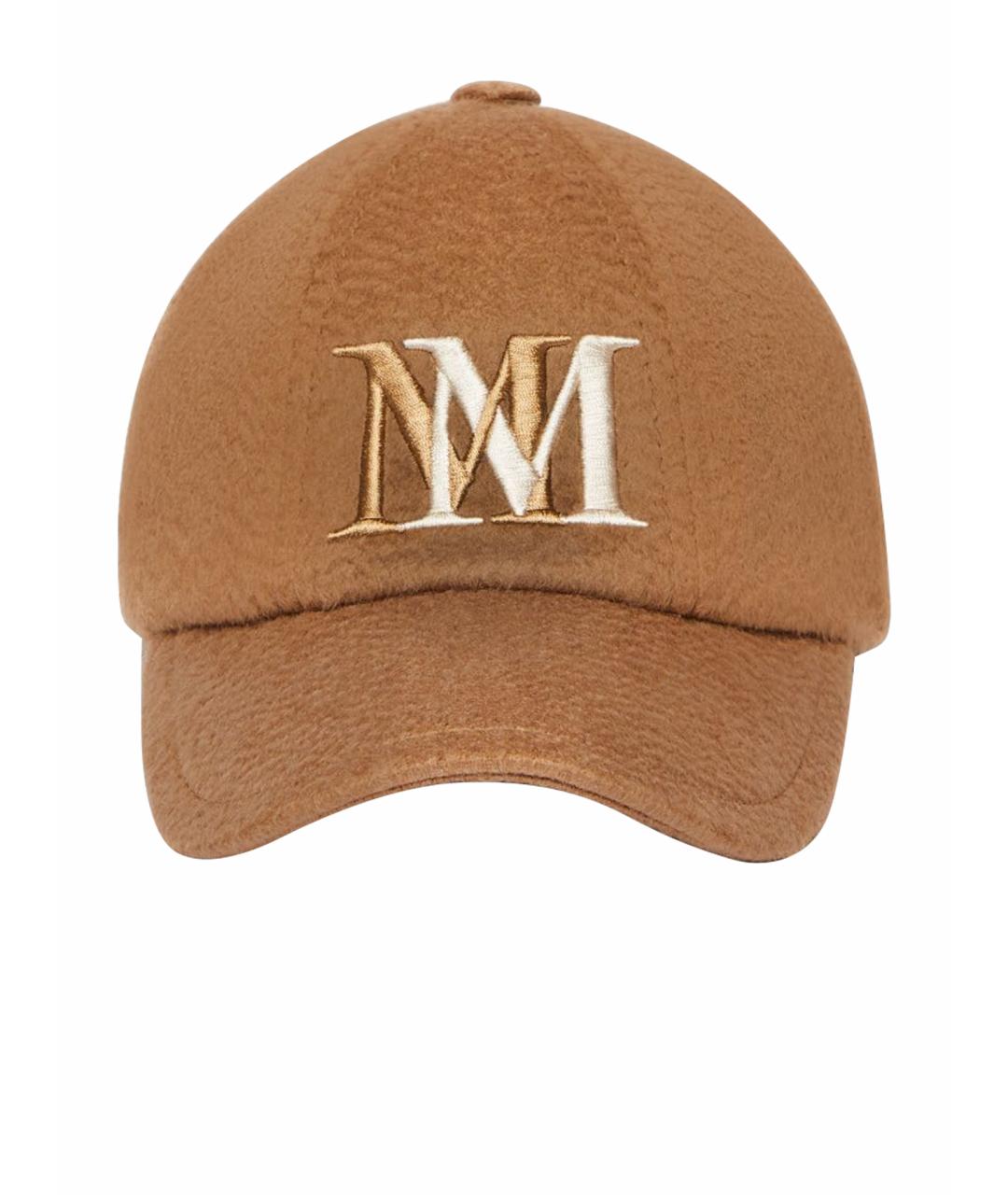 MAX MARA Бежевая шерстяная кепка, фото 1