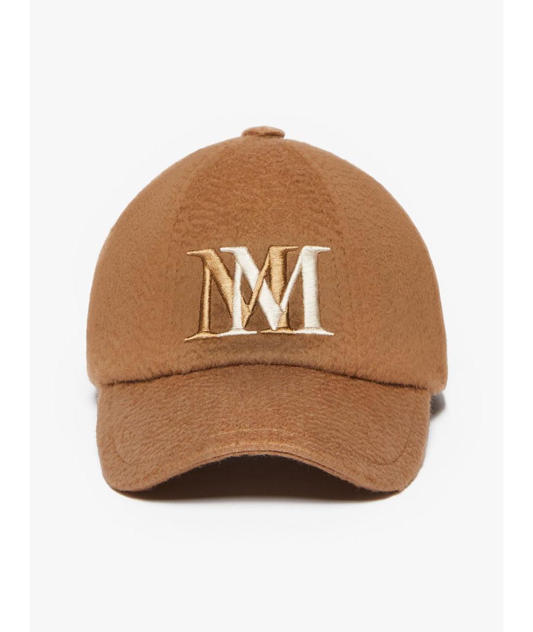 MAX MARA Бежевая шерстяная кепка, фото 5