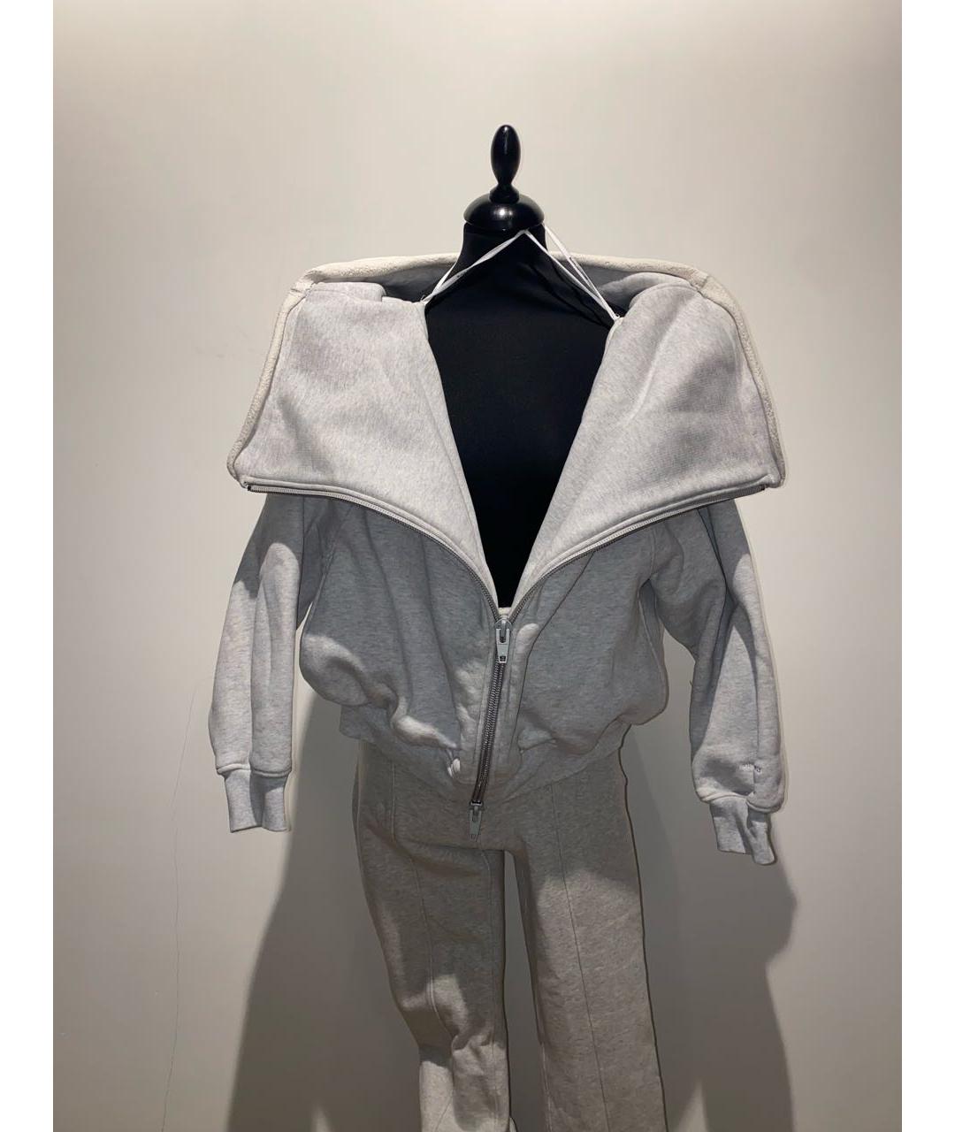 ALEXANDER WANG Серый хлопковый спортивные костюмы, фото 3