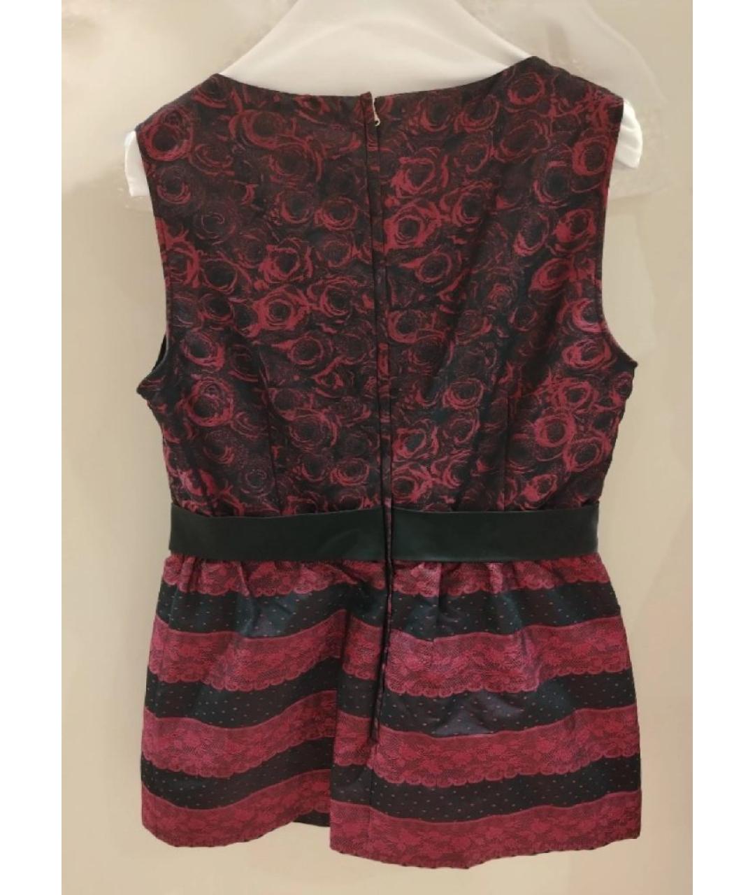 RED VALENTINO Черная полиэстеровая блузы, фото 2