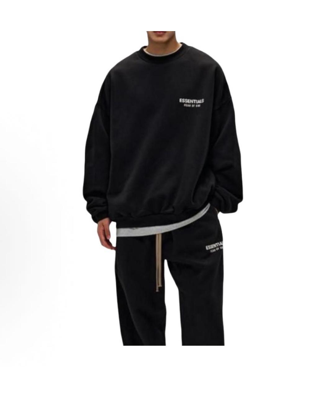 FEAR OF GOD ESSENTIALS Черные повседневные брюки, фото 2