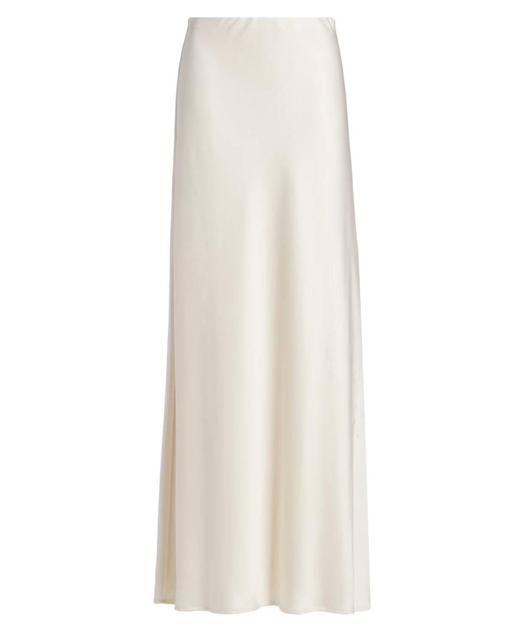 FABIANA FILIPPI Белая шелковая юбка макси, фото 1