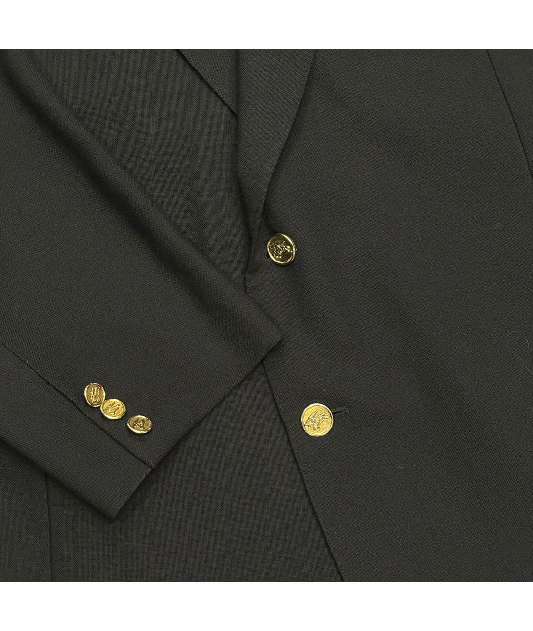 BURBERRY Темно-синий шерстяной пиджак, фото 5