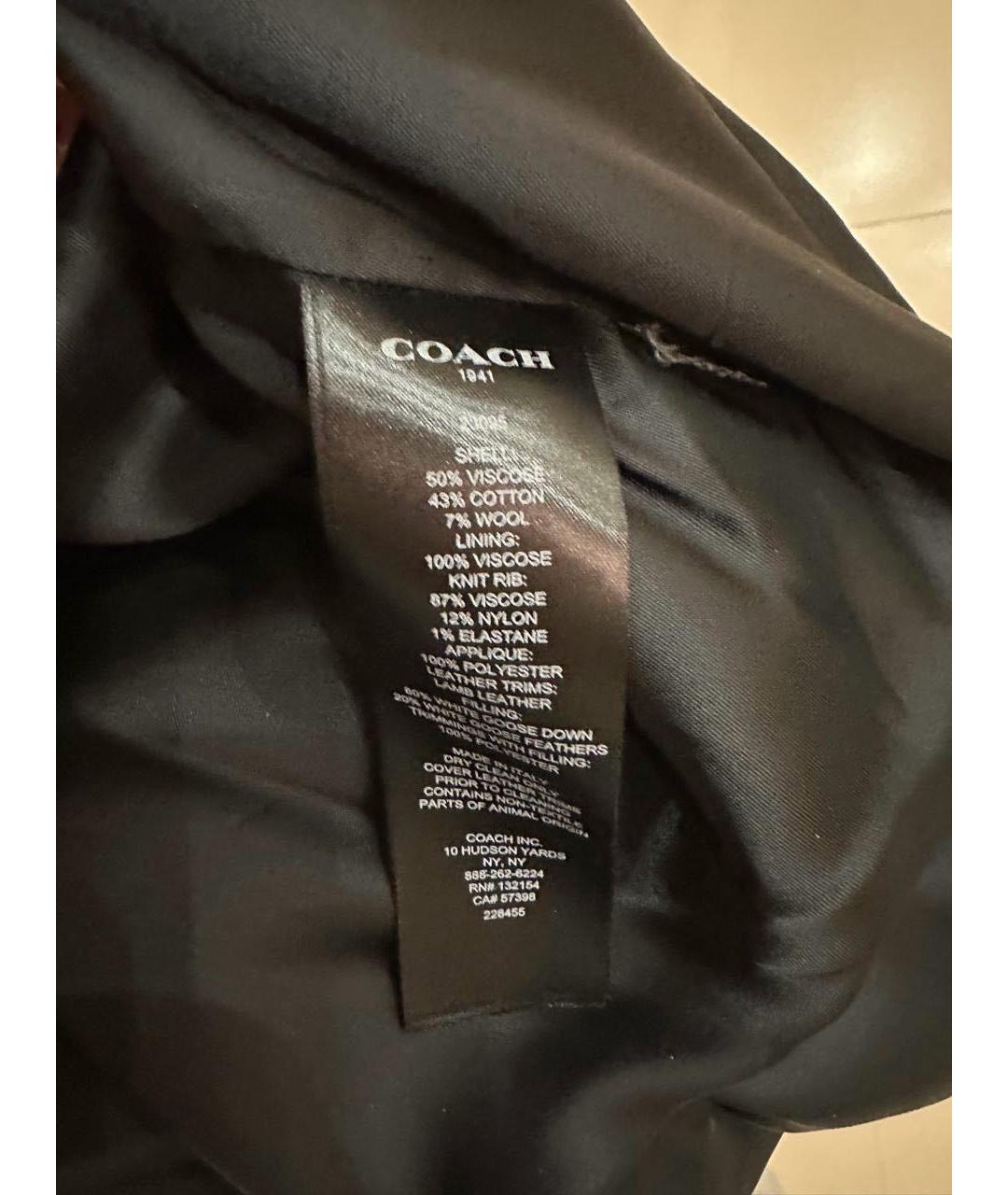 COACH Мульти вискозный пуховик, фото 3