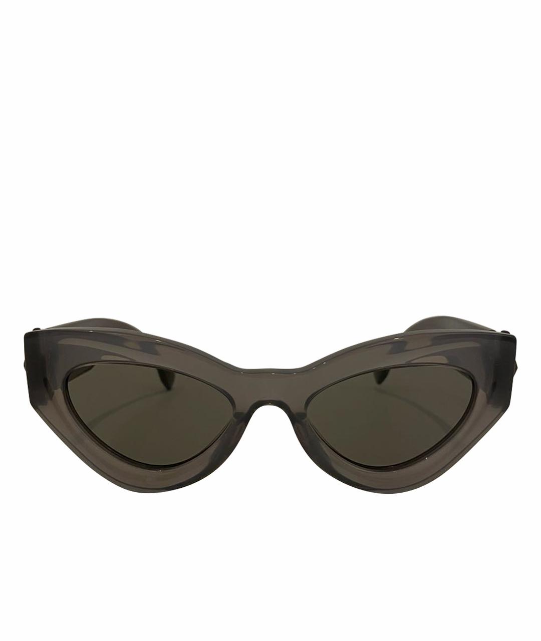 FENDI Серые пластиковые солнцезащитные очки, фото 1