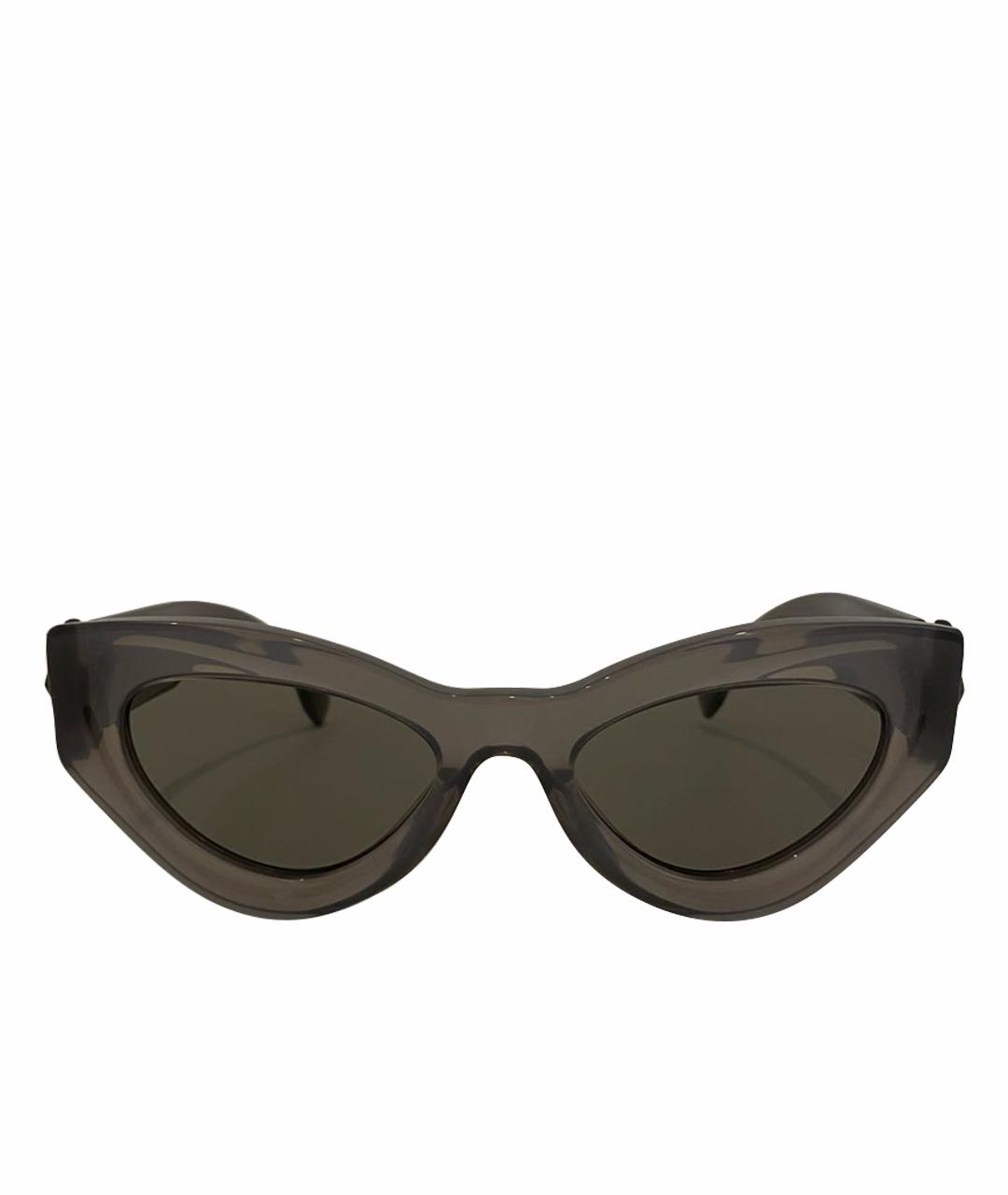 FENDI Серые пластиковые солнцезащитные очки, фото 5